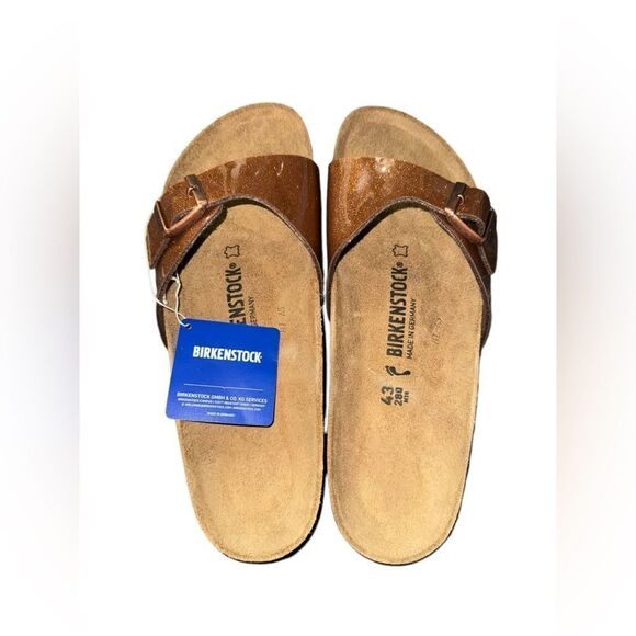 Birkenstock NWT Madrid Birkoflor Magic Galaxy Bronze Size 43 - Picture 5 of 10